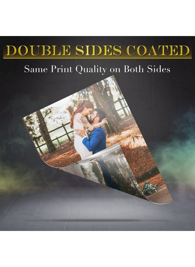A-SUB Premium Double Sided Photo Paper Luster 8.5 X 11 Inch 74Lb For Inkjet Printers 40 Sheets  - Image 3