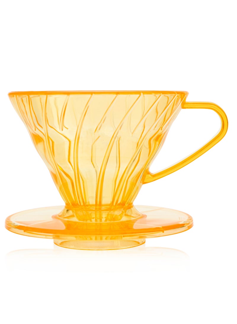 MIBRU V60 Acrylic Dripper Size V01 Made of High Fired Material Pour Over Coffee Maker Slow Brewing Home Office Cafe Strong Flavour Brewer 1-2 cup - Image 1