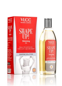 VLCC VLCC Shape Up Slimming Oil - 200ml | Fights Cellulite, and Reduces Flab | Firms Skin and Increases Skin Elasticity | With Cypress Oil, Juniper Berry Fruit Oil, and Sweet Fennel Oil.  - Image 2
