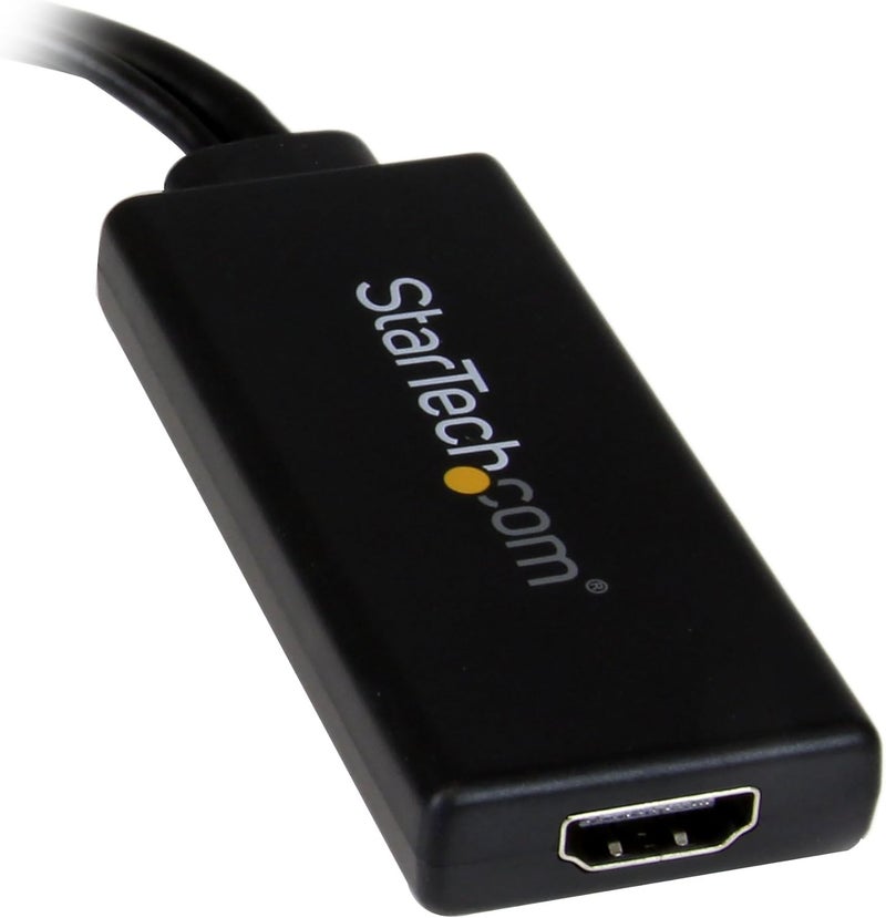 Star Tech .com VGA to HDMI Adapter with USB Audio - VGA to HDMI Converter for Your Laptop / PC to HDTV - AV to HDMI Connector (VGA2HDU), Black - Image 2