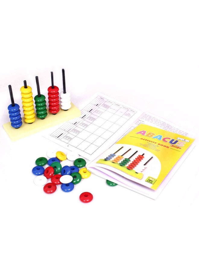 Creative's Creative's Abacus Step-2 | Practical and Fun Way to Learn Place Value, Addition, Subtraction | Learning & Educational | 5 Rod Abacus & 50 Beads in 5 Colours | Activity Book Included | Ages 5 & up - Image 3