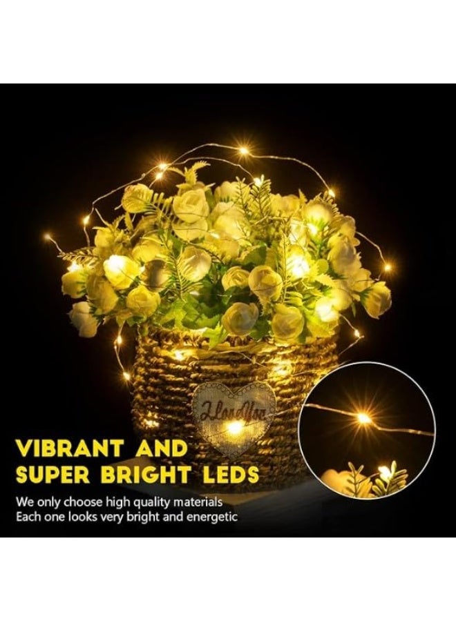 Generic Warm White LED Fairy String Lights – 16Ft/5M, 50 LEDs Firefly Lights, Battery Operated for Garden, Home, Party, Wedding, Festival & Craft Decorations  - Image 2
