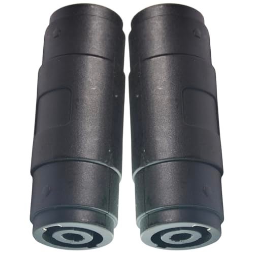 CESS Speaker/Amp Speakon Compatible Female to Female Connector - Audio Speaker Jack Twist Lock 4 Pole - for NL4MP, NL4MPR, NL4FC, NL4FX, NLT4X, NL2FC, NL4 Series - (jcx) (2 Pack) - Image 2