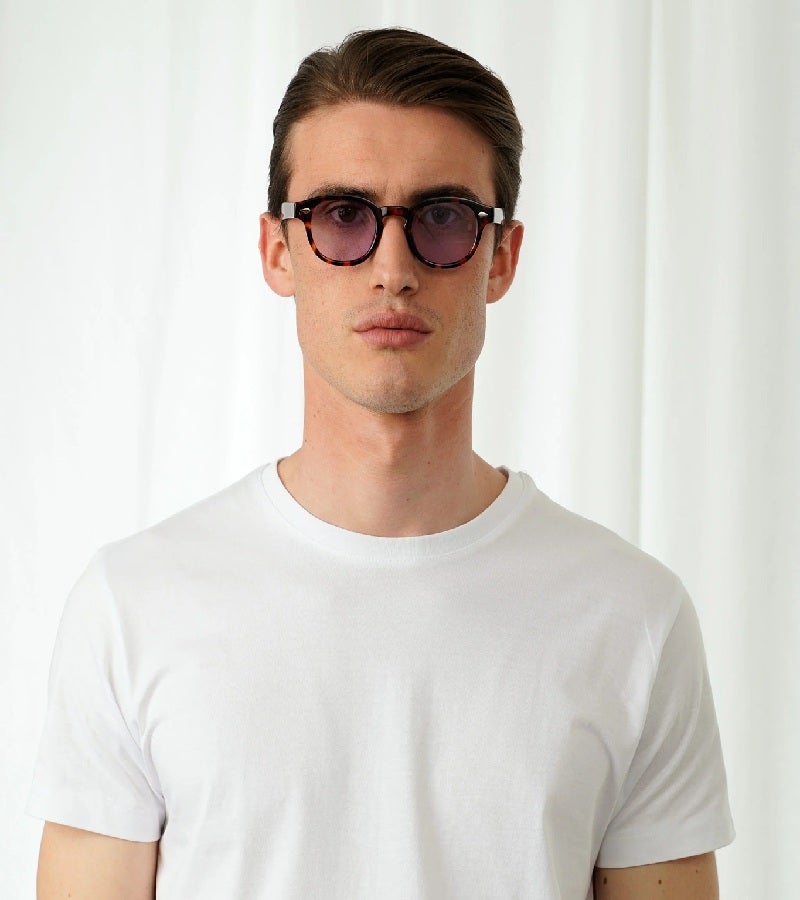  اكسبليست باوتس نظارات شمسية أنيقة للجنسين من إكسبليست بوويتس بتصميم سلحفاة جوني - بنفسجي - Image 3