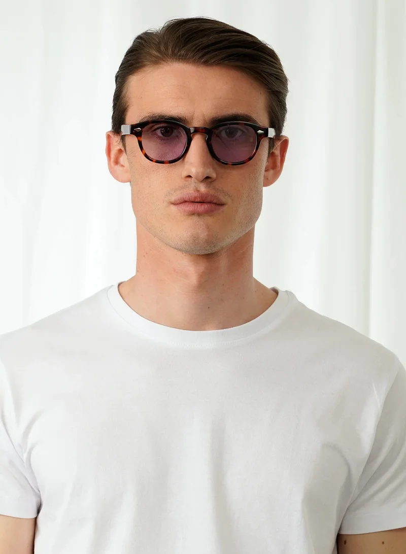 Explicit Poets Explicit Poets Unisex JOHNNY TORTOISE Tortoise - Purple Stylish Sunglasses, 2EP54