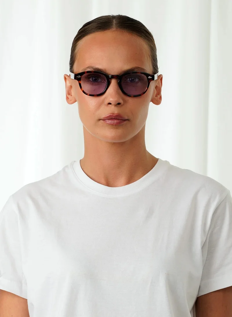 Explicit Poets Explicit Poets Unisex JOHNNY TORTOISE Tortoise - Purple Stylish Sunglasses, 2EP54