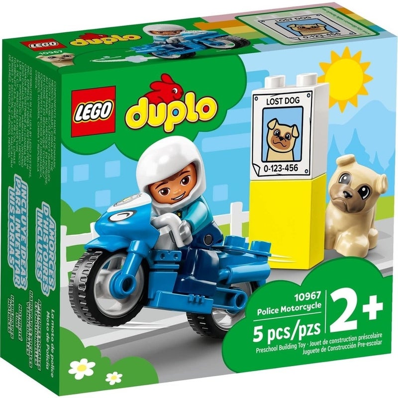 LEGO - Duplo Police Motorcycle 5 Pieces - 10967 - Image 1