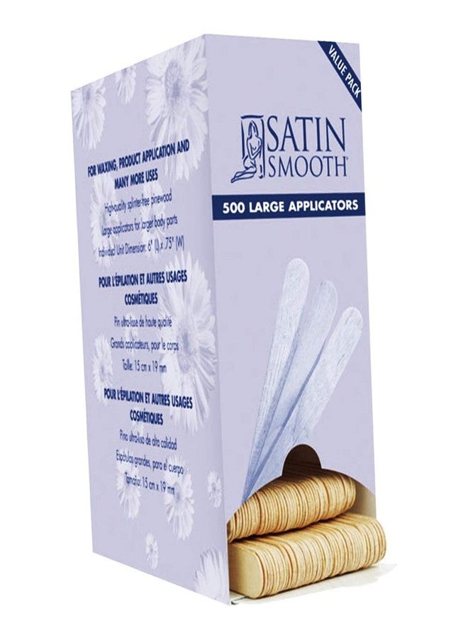 Satin Smooth Hair Waxing Large Applicators, 500 count - Image 1