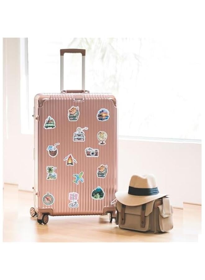 100PCS Vintage Travel Stickers, Cute Retro Travel Stickers Aesthetic Scrapbook Stickers Decor Stickers for Luggage Laptop Planners Phone Water Bottle Suitcase Notebooks Al  - Image 2