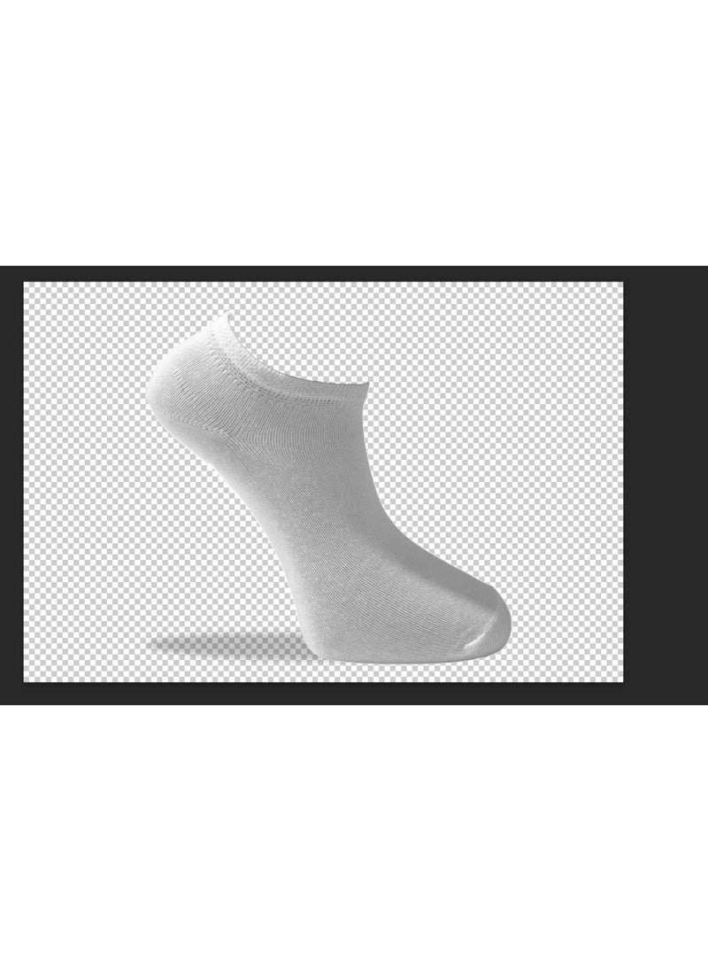 Seva 6 Pairs Women's Socks Booties White Daily Wear Socks  - Image 5