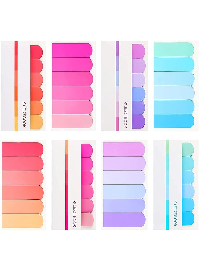 erorex Sticky Index Tabs 1440 Pieces Colored Sticky Notes Document Page Marker Writable Adhesive Page Tabs For Annotating Books Notebooks Documents Classify Files 12 Sets  - Image 1
