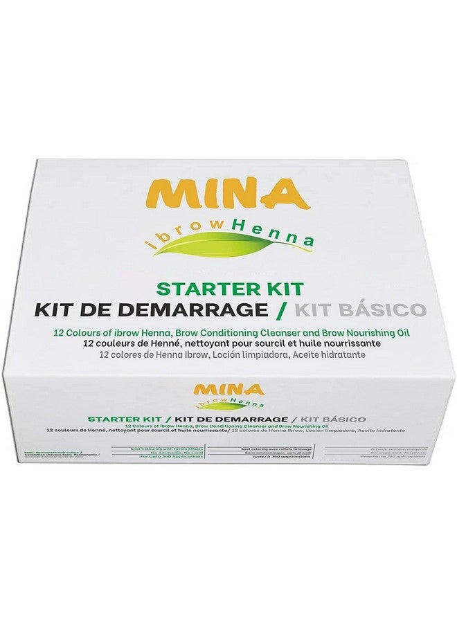 Mina Ibrow Hair Color Starter Kit Pack (Starter Kit 12 Color) - Image 2