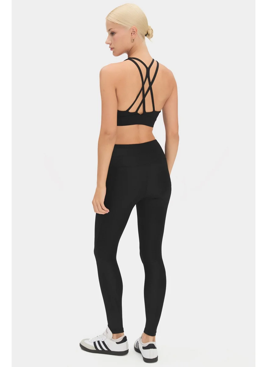 جويستار Women's High Waist Double Pocket Compression Sports Leggings