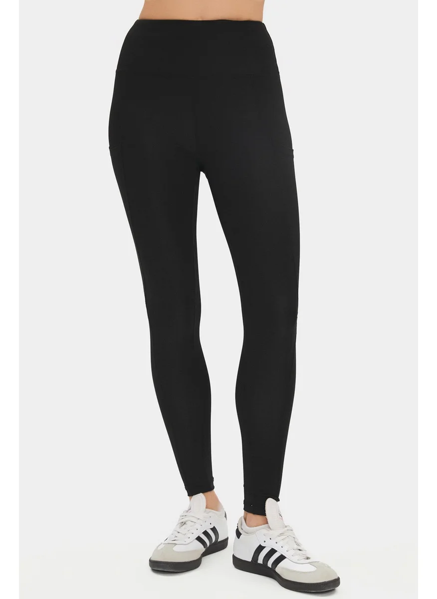 جويستار Women's High Waist Double Pocket Compression Sports Leggings