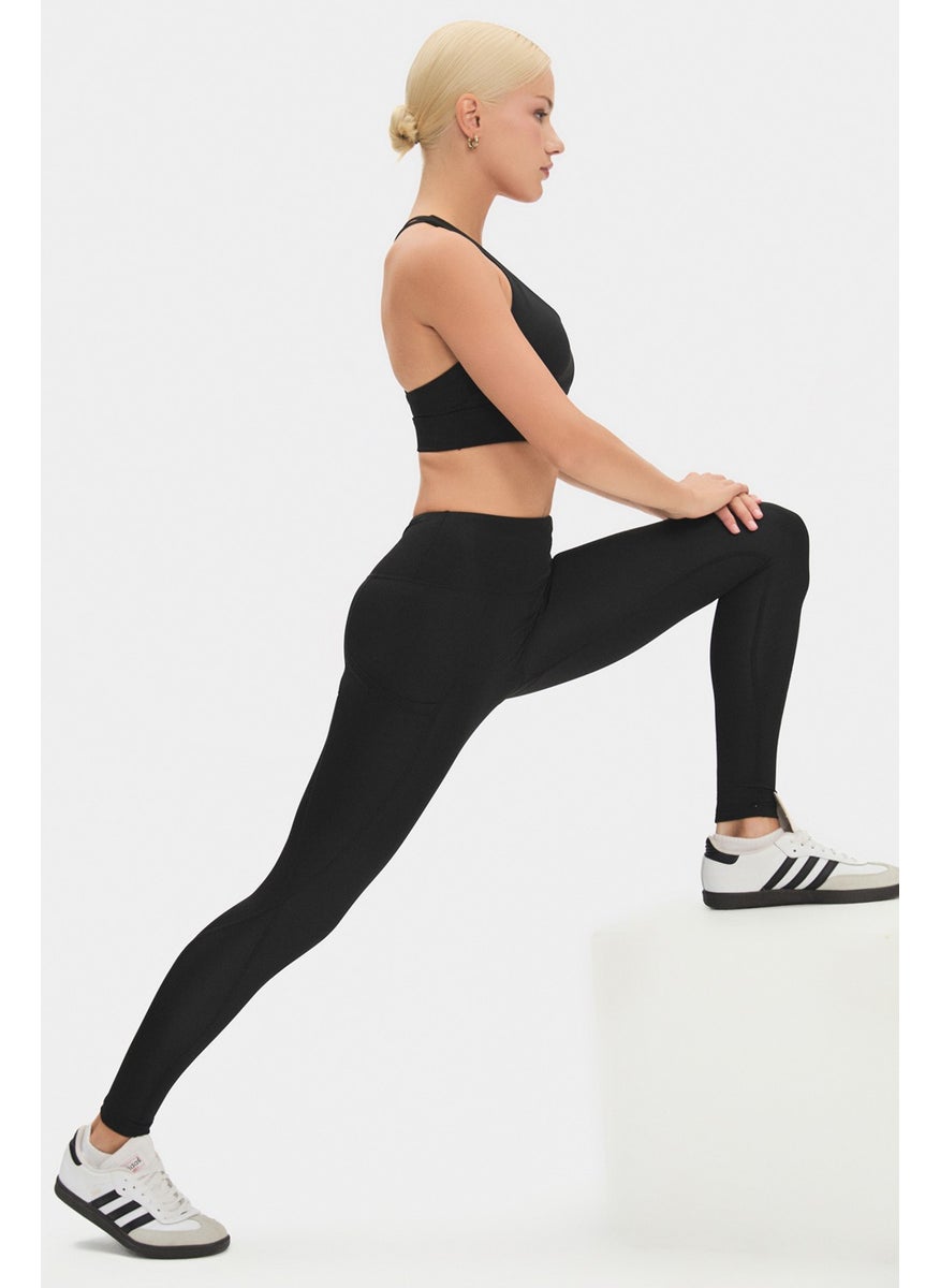 JOYSTAR - Women's High Waist Double Pocket Compression Sports Leggings - Image 1