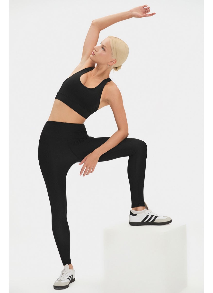 JOYSTAR - Women's High Waist Double Pocket Compression Sports Leggings - Image 1