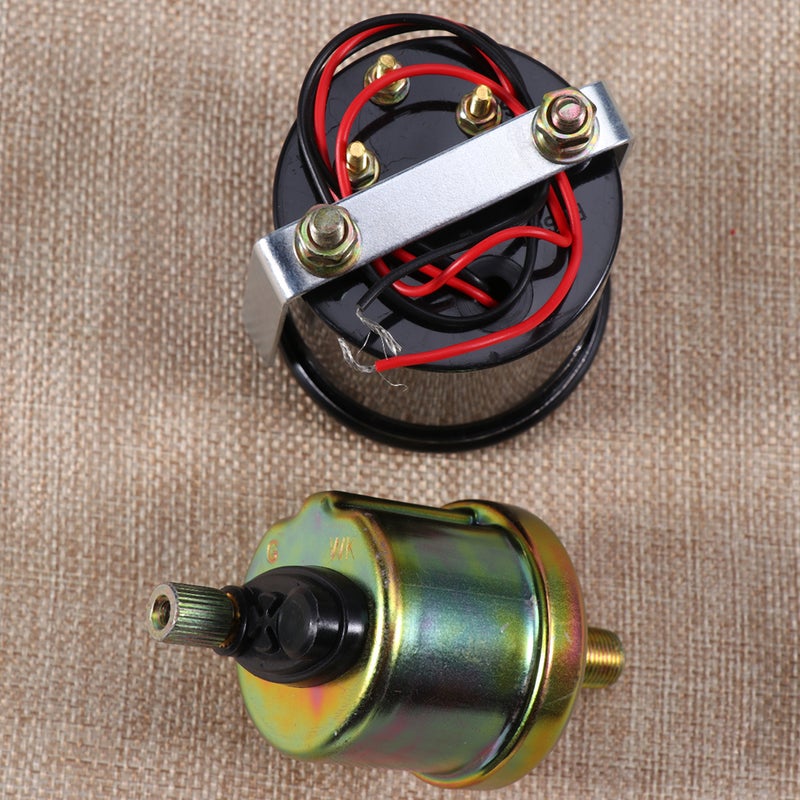 Universal Car Modified Oil Press Gauge 12V 52mm with Sensor Car Meter Digital Gauges Tester - Image 4