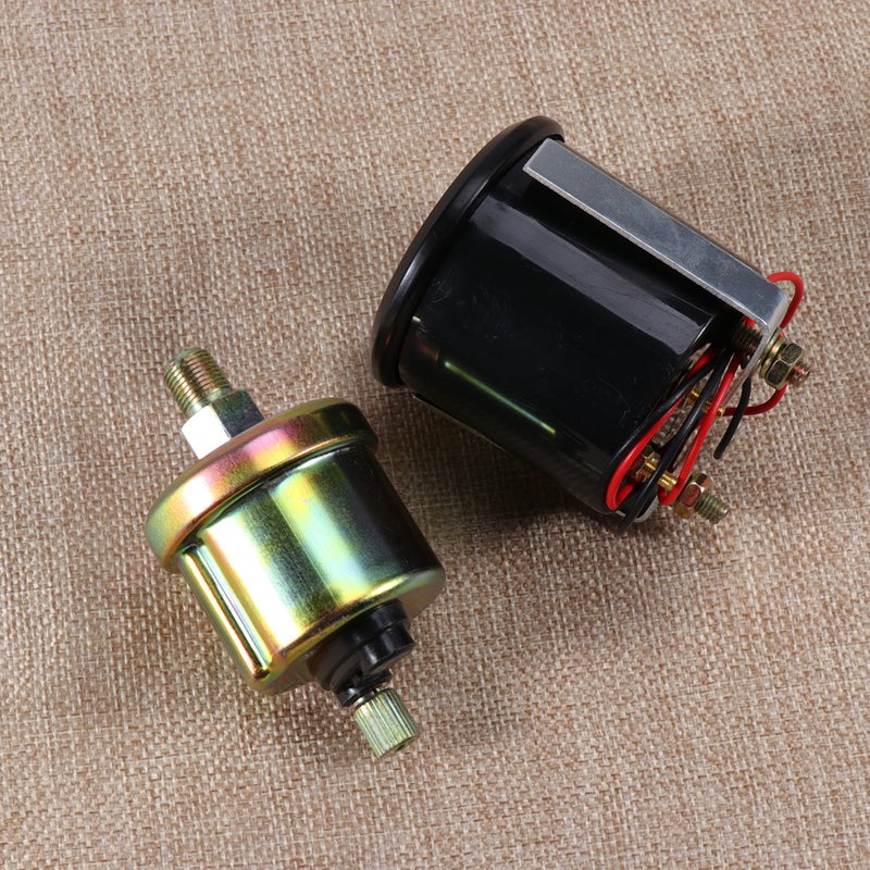 Universal Car Modified Oil Press Gauge 12V 52mm with Sensor Car Meter Digital Gauges Tester - Image 3