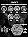 Banloga DD Dice Set7PCS Metal Dice for Dungeons and DragonsMini Dice Set with Pocket Watch CaseRole Playing Board Games Accessories Dragon Ancient SilverS - Image 4