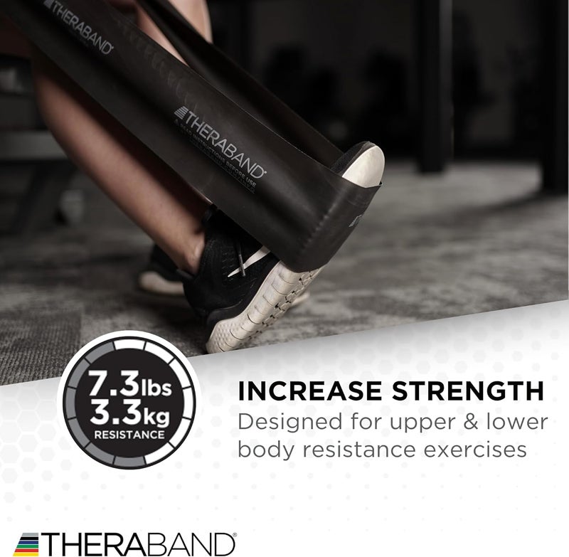 Theraband Advanced Resistance Band Set - Blue/Black for Strength Training and Rehabilitation - Image 4