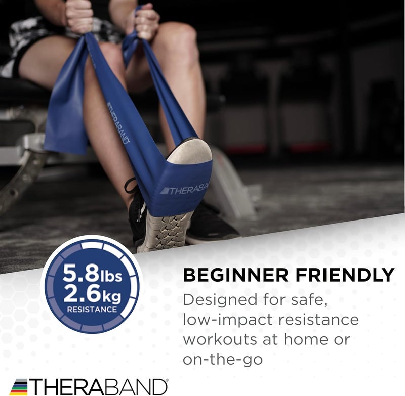 Theraband Advanced Resistance Band Set - Blue/Black for Strength Training and Rehabilitation - Image 3
