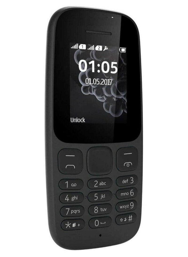 NOKIA 105 Black 4G Mobile - Image 1