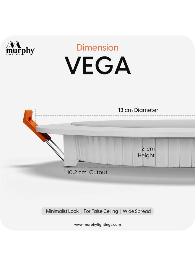 Murphy 10W Vega 3-In-1 Round Led Panel Ceiling Color Changing Light (Cool White/Warm White/Natural White, Pack Of 12)(Others) - Image 4