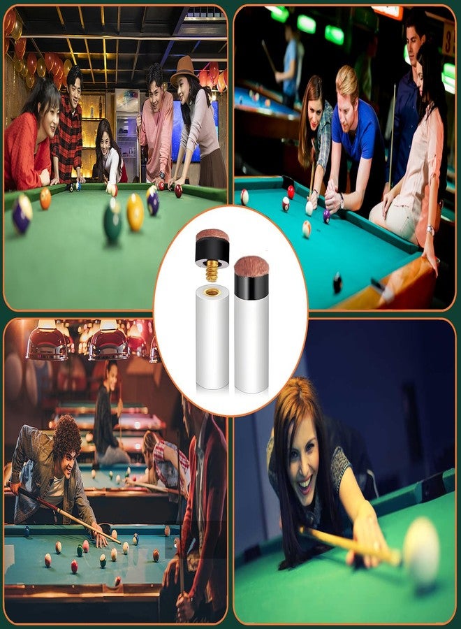 Bbrand 20 Pieces 12mm Pool Cue Tips Slip on Cue Tip Replacement Billiard Cues Tips Screw-on Tips with Pool Cue Stick Ferrules - Image 5