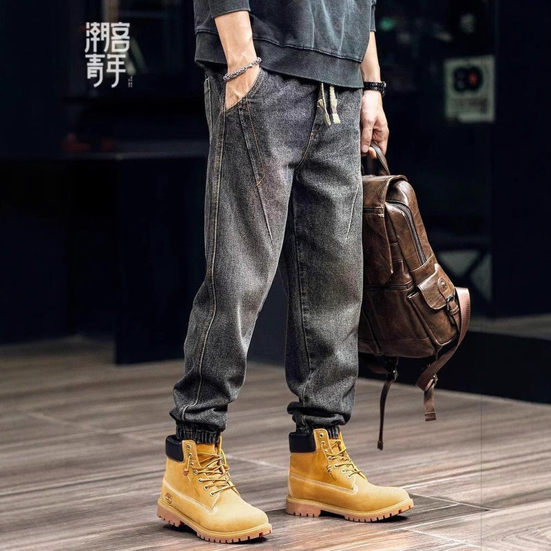 Unisex Classic Denim Jeans Loose Fit Daily Outdoor Wear - Image 2