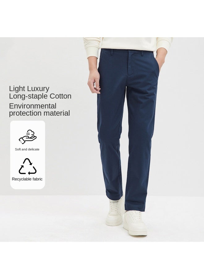 Septwolves Eco-friendly Recyclable Basic Versatile】25 Autumn Winter Classic Men's Trousers Multi-color Brushed Casual Pants For Men - Image 2