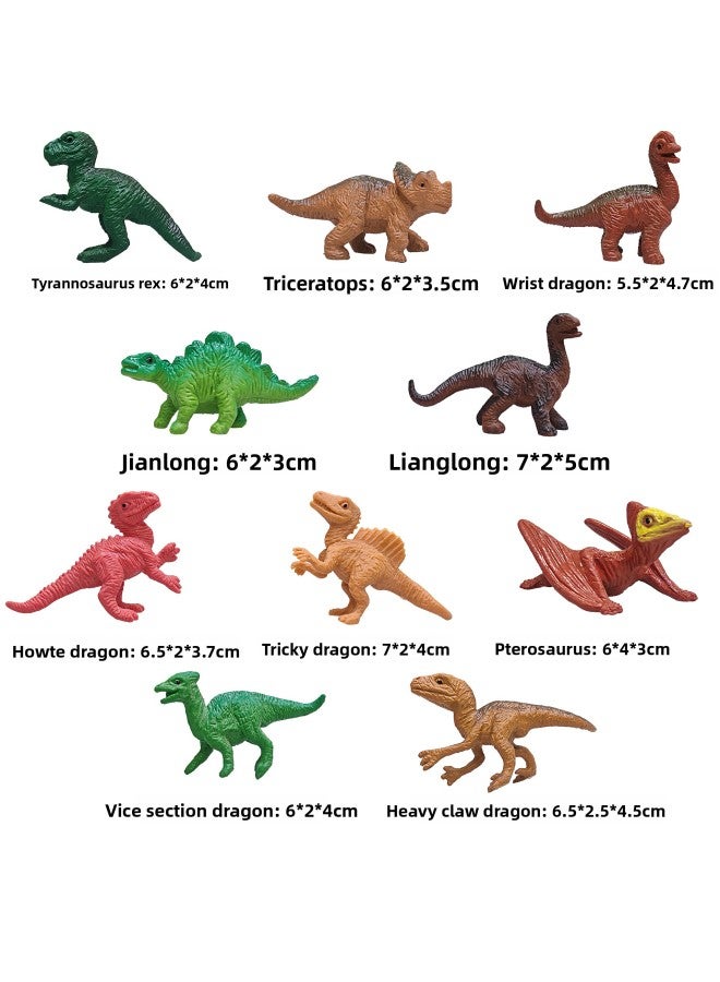Jurassic Children's Ornaments Dinosaur Toys Simulation Wildlife Tyrannosaurus Rex Canglong Dinosaur Model Suit 