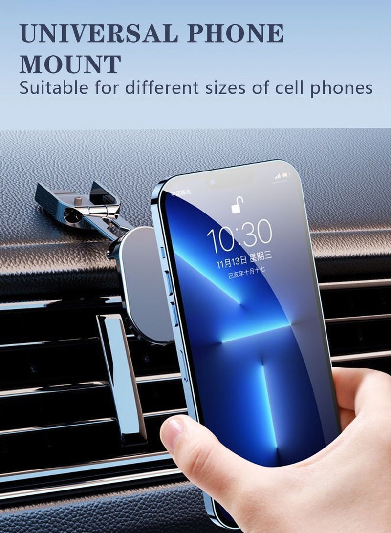 Meishida Foldable Magnetic Car Phone Holder, 360° Adjustable Dashboard Phone Mount for Car, Magnetic Cell Phone Holder Phone Car Mount for All Smartphone - Image 4
