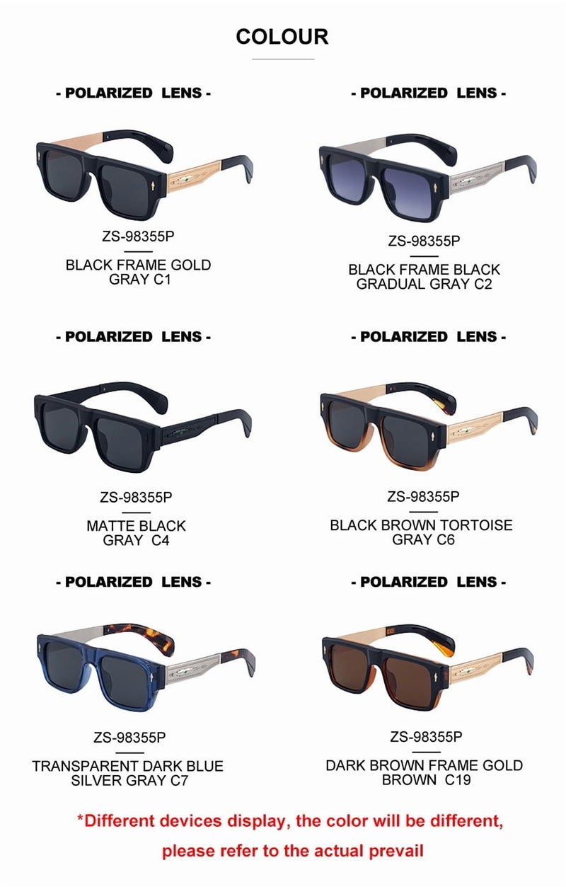 Premium Sunglasses 52-58mm UV400 Polarized ZS-98355P - Image 4