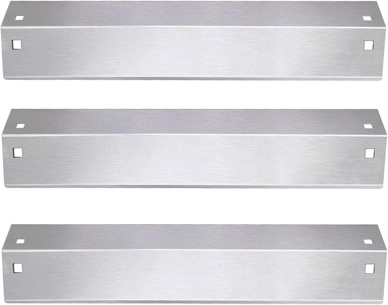 Criditpid Heat Plates Shield Replacement Parts for Char griller 5050, 5650, 3001, 5072, 3008 Grill, Stainless Steel Heat Tent Burner Cover Flame Tamers for Chargriller Duo 5050, King Griller 3008 5252 - Image 1