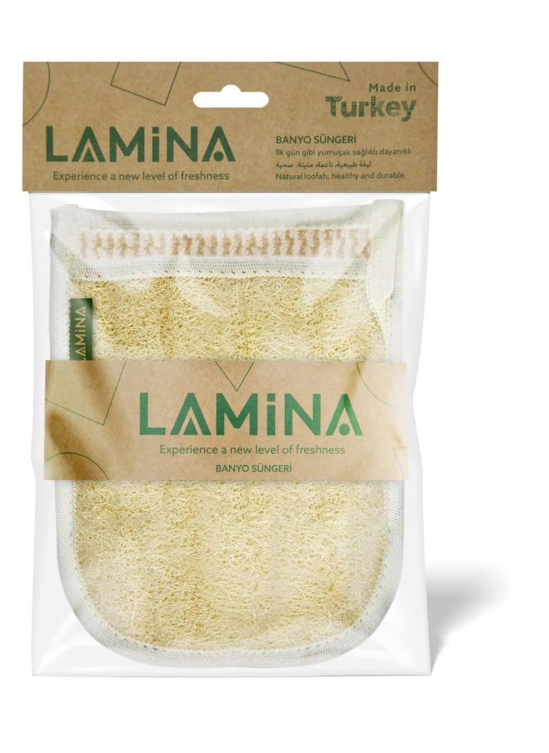 ماركة غير محددة قفاز استحمام اسفنجي طبيعي ذو جودة عالية للراحة والاسترخاء  - Image 4