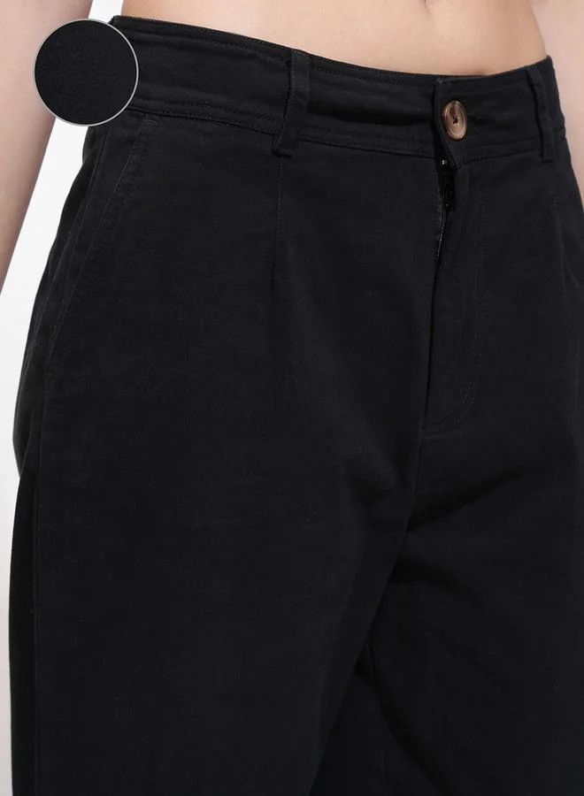 Tokyo Talkies Tokyo Talkies Mid Rise Wide Leg Trousers