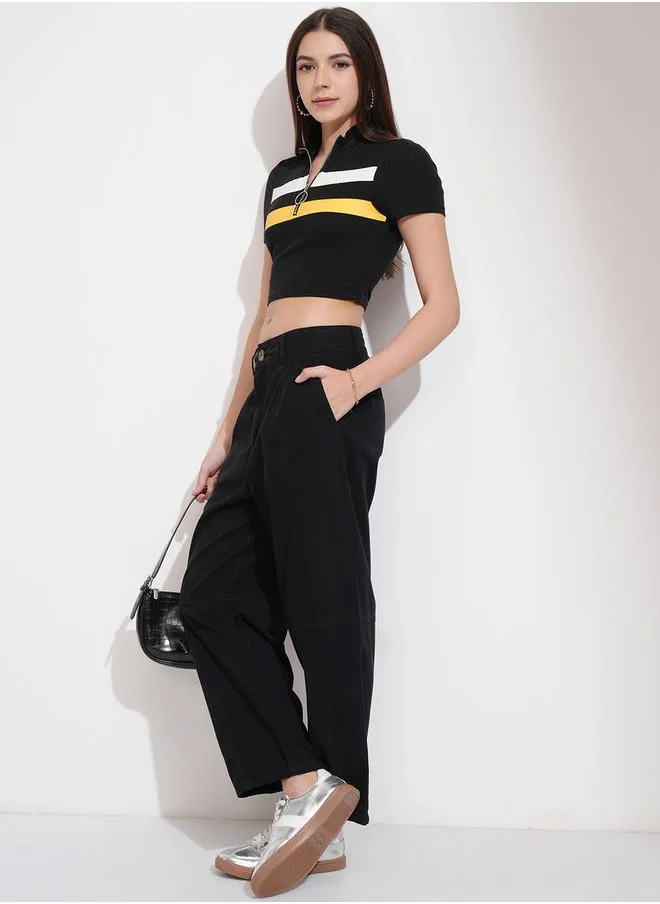 طوكيو توكيز Mid Rise Wide Leg Trousers