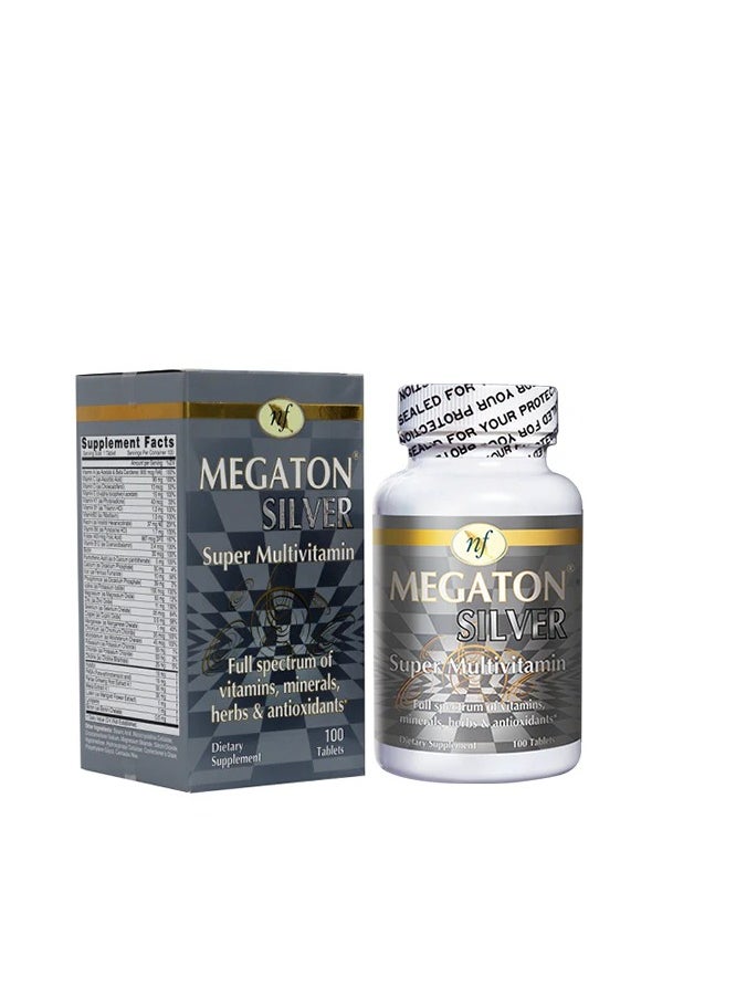 Natural Fervor - Megaton Silver Super Multivitamin 30 Tablets - Image 1