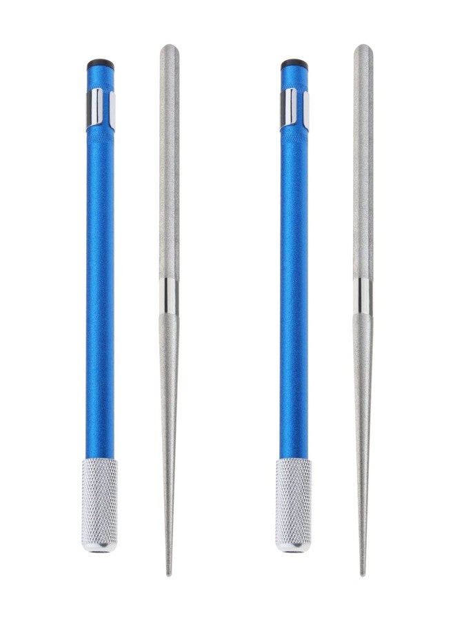 SING F LTD 2PCS Diamond Grinding Pen Portable Pocket Grinder Diamond Sharpener Telescopic Grindstone Sharpening Stone for Grinding Trimming Sawtooth - Image 1