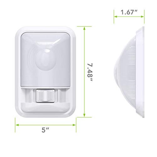 Leisure LED 2 Pack 12V RV Ceiling Dome Light RV Interior Lighting Frosted Lens for Trailer Camper with Switch, Single Dome 300LM (Frosted Lens Natural White 4000-4500K, 2-Pack) - Image 2