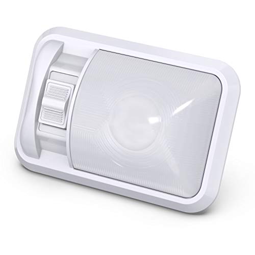 Leisure LED 2 Pack 12V RV Ceiling Dome Light RV Interior Lighting Frosted Lens for Trailer Camper with Switch, Single Dome 300LM (Frosted Lens Natural White 4000-4500K, 2-Pack) - Image 3