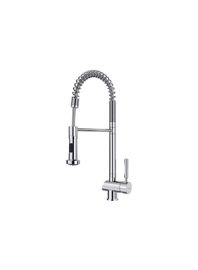 TEKA My1 Professional Kitchen Tap Flexible Mixer Silver - Image 1