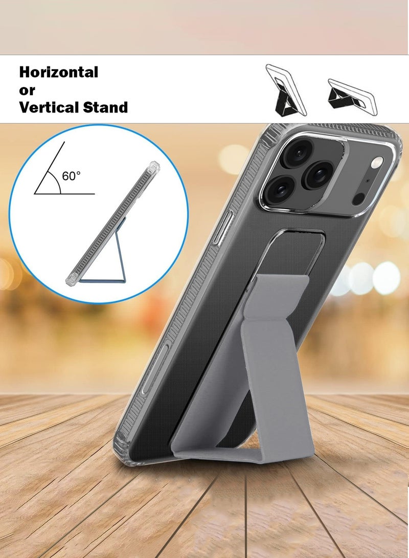 Wtech Apple iPhone 17 Pro Max 5G 2025 TPU Hand Grip Air Pillow Case Cover (MCGHTN) - Clear/Grey - Image 2