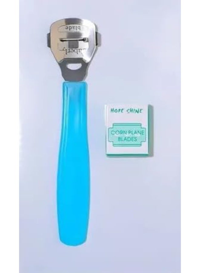 Dead Skin Scrubber with 3 Interchangeable Steel Blades, Multiple Colors Available - Image 2