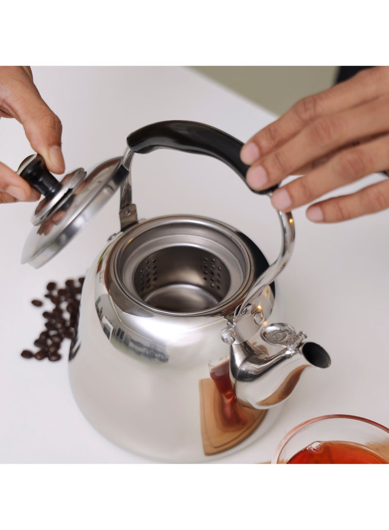 Delcasa Stainless Steel Whistling Kettle, 1.5Ltr Capacity, DC2105 - Image 5