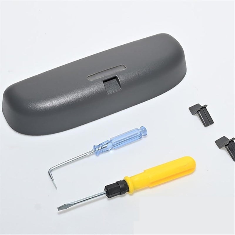 QASULER Car Sunglasses Case Holder for Toyota Highlander - Image 1