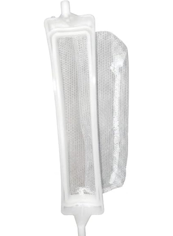 Imported 2-piece washing machine set (hose and filter) compatible with Toshiba semi-automatic washing machines (7kg, 10kg, and 12kg models). - Image 3