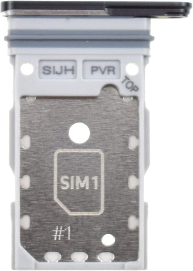 فيكير درج بطاقة SIM مزدوج لهاتف Samsung Galaxy S22 Ultra 5G SM-S908B حامل بطاقة SIM لـ SM-S908B بديل فتحة بطاقة SIM لـ SM-S908U SM-S908U1 أسود فانتوم - Image 2