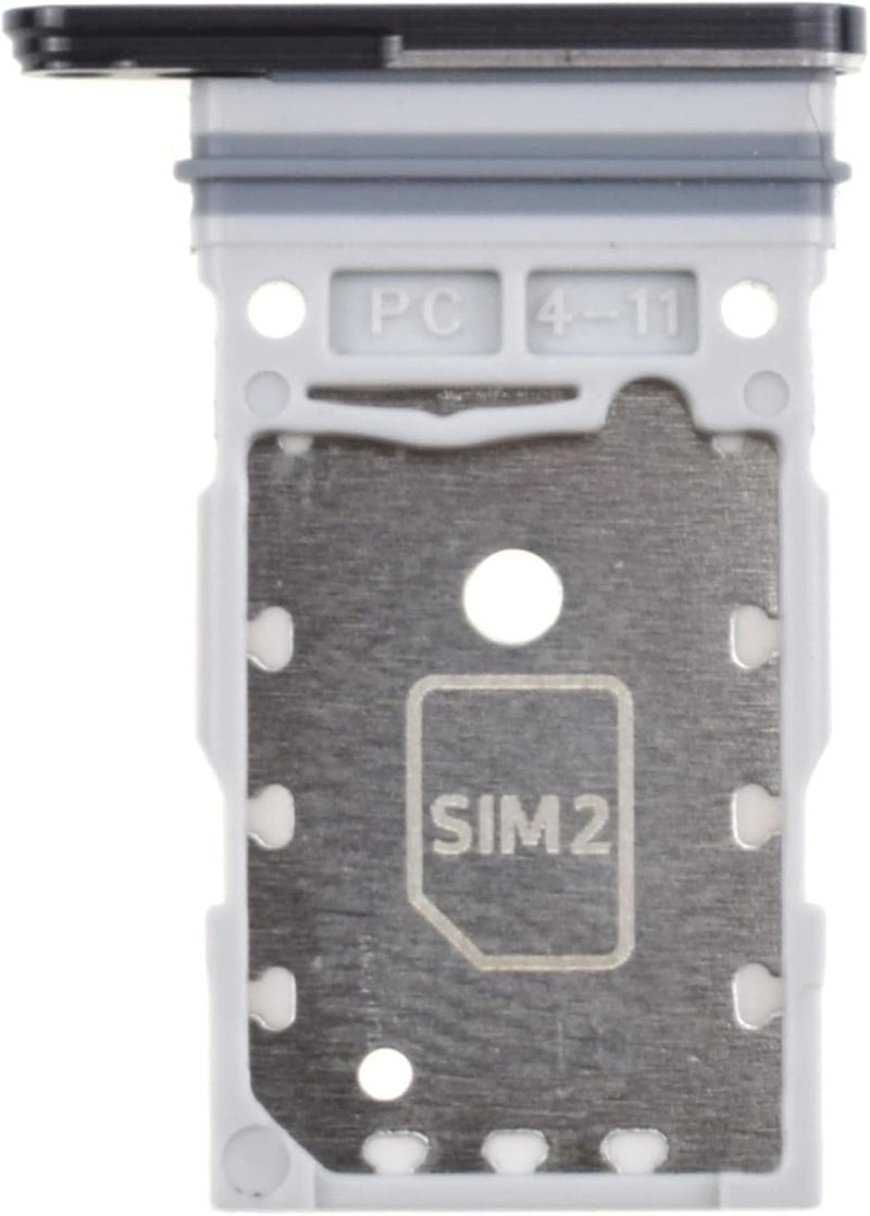 فيكير درج بطاقة SIM مزدوج لهاتف Samsung Galaxy S22 Ultra 5G SM-S908B حامل بطاقة SIM لـ SM-S908B بديل فتحة بطاقة SIM لـ SM-S908U SM-S908U1 أسود فانتوم - Image 3