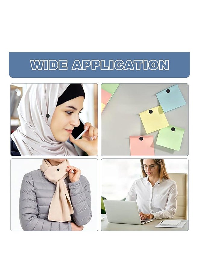 Lemon 4 Pcs Hijab Magnetic Pin, Multi-Purpose Strong Brooch, Small Scarf Clasp for Pinless Scarf Women Clothes Hijabs Scarves - Image 4